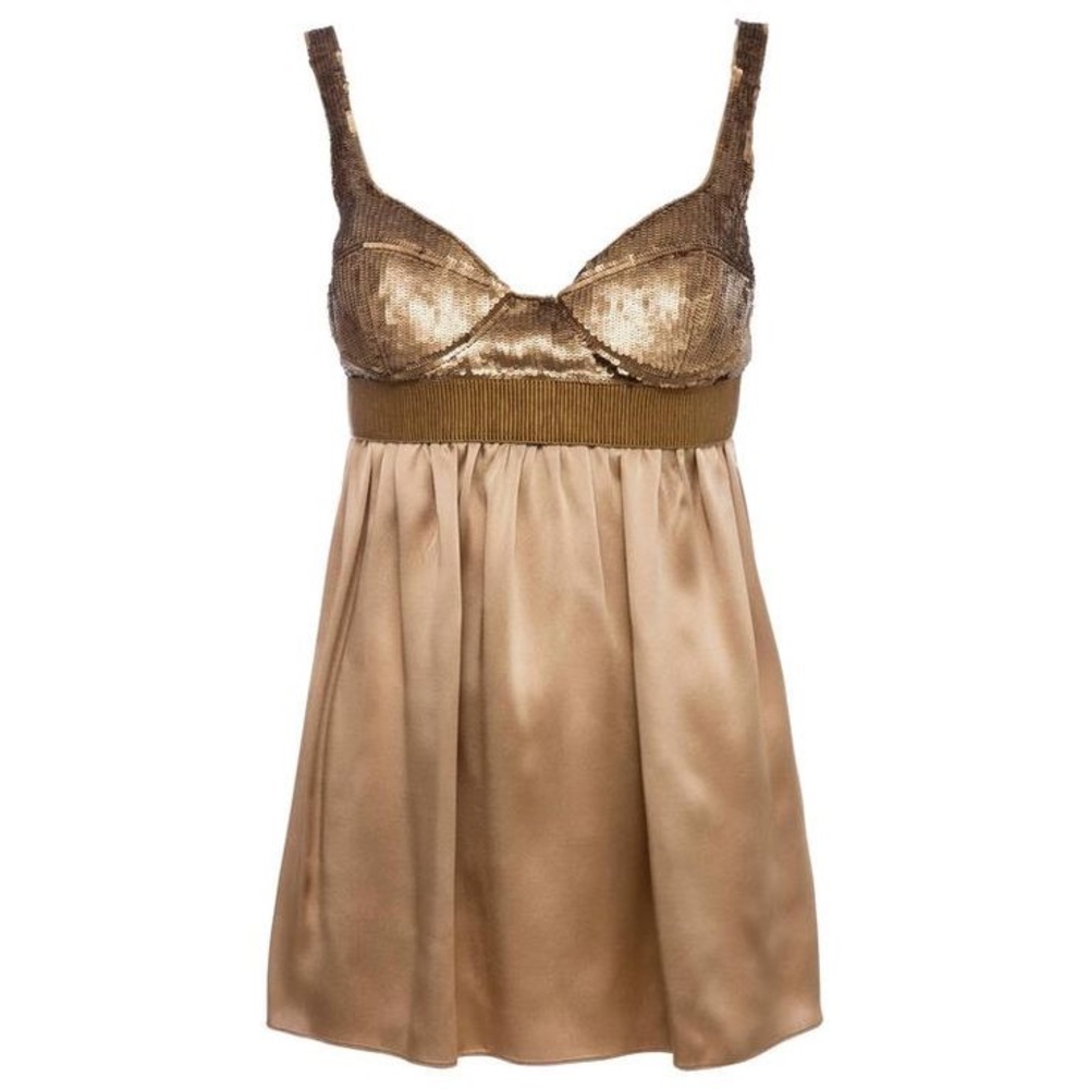 Vintage Prouenza Schouler 100 percent Silk Bustier top